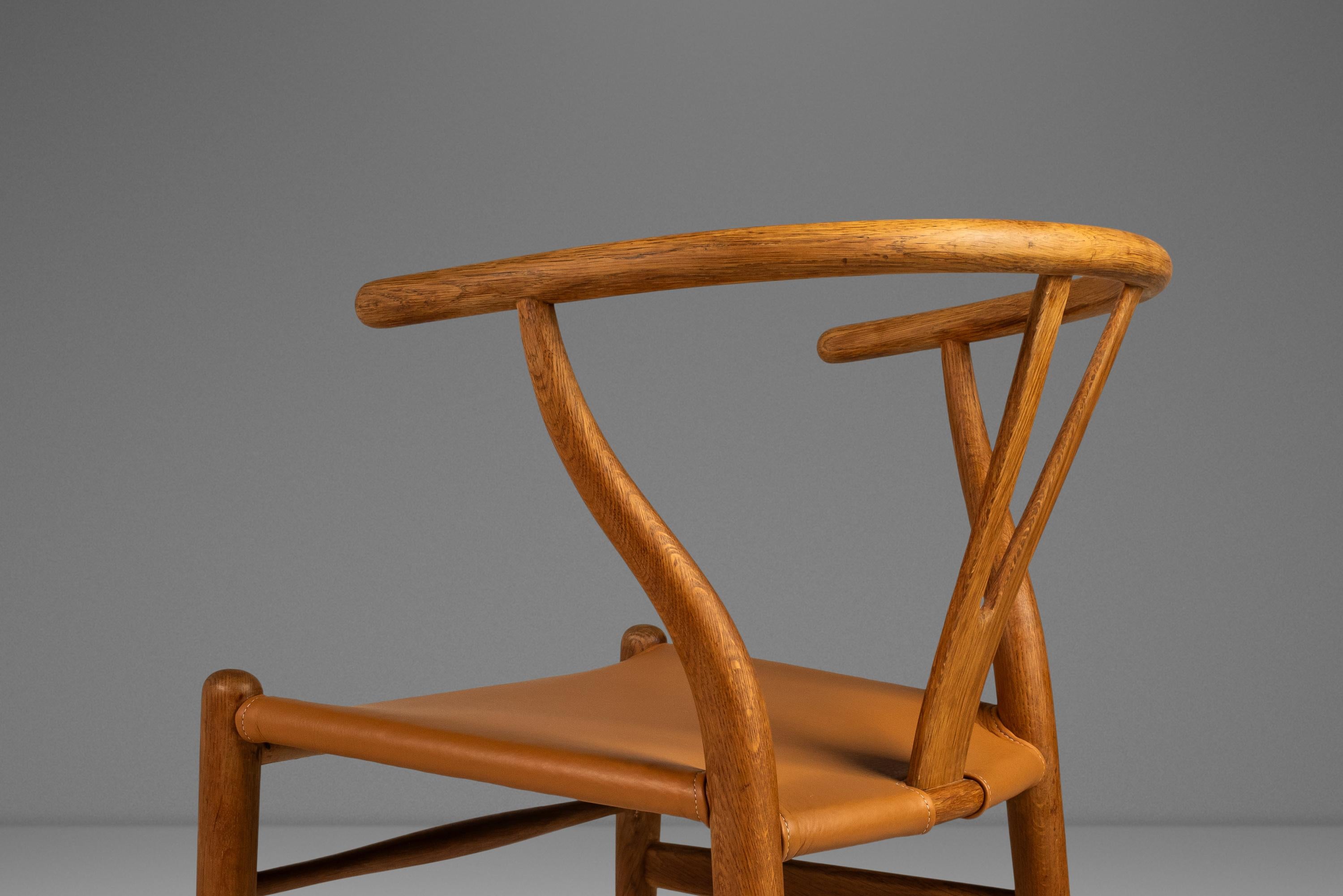 Set of 8 CH24 Wishbone Dining Chairs by Hans Wegner for Carl Hansen & Søn, 1960s 5