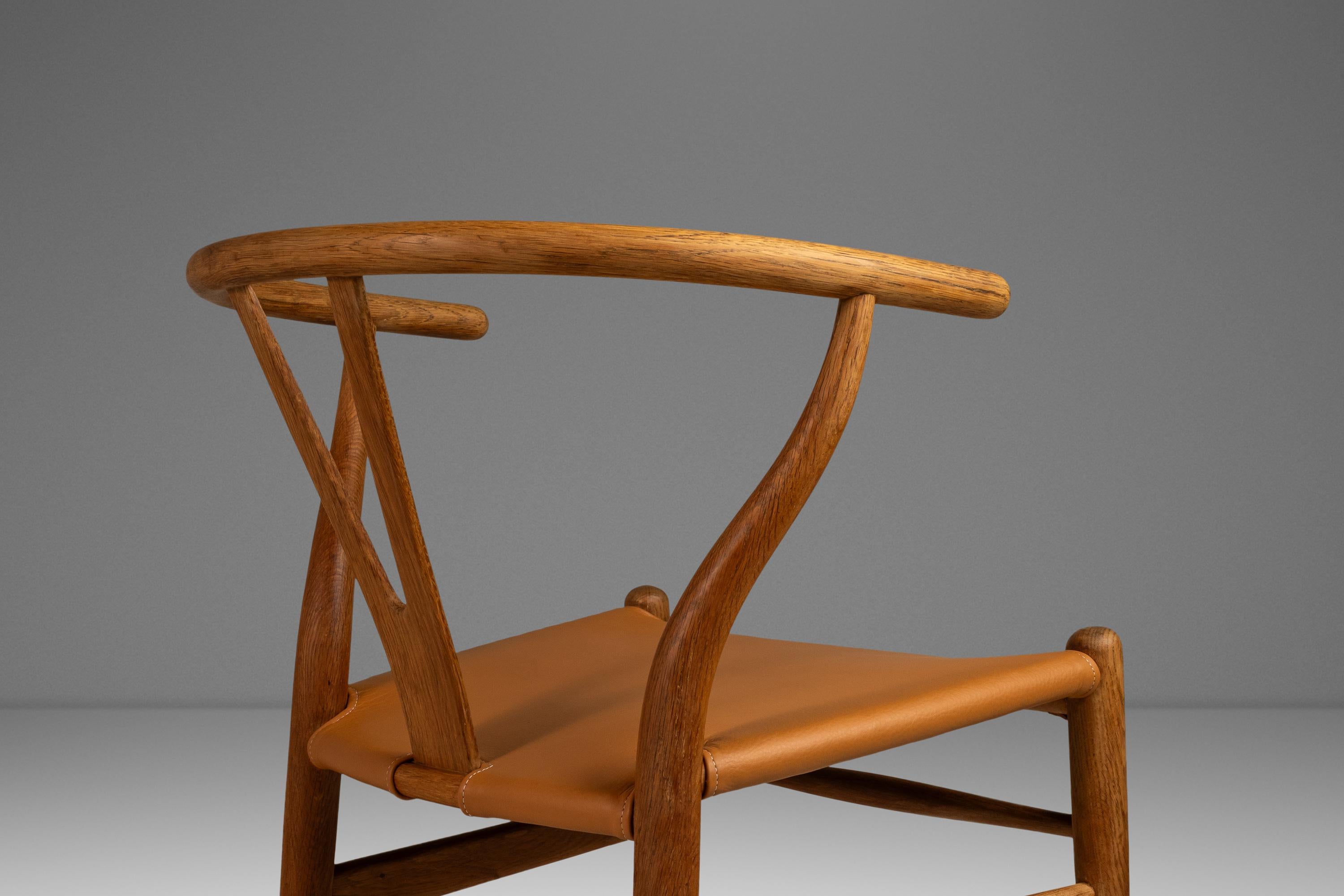 Set of 8 CH24 Wishbone Dining Chairs by Hans Wegner for Carl Hansen & Søn, 1960s 10