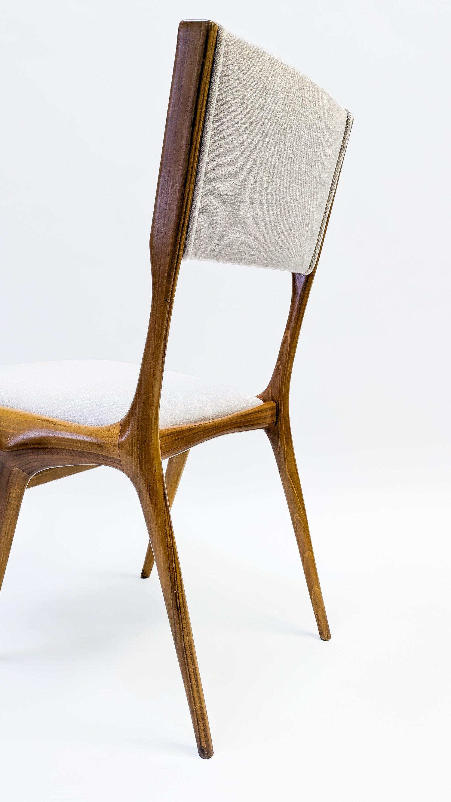 Set di 8 sedie di Carlo De Carli per Cassina, C.C. In condizioni buone in vendita a Montréal, QC