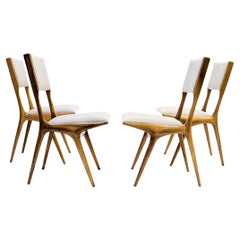 Ensemble de 8 chaises par Carlo De Carli pour Cassina, vers 1950