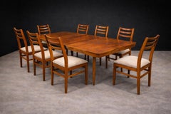 Ensemble de 8 chaises en bois de caviuna et Wood Wood, Alexandr Rapoport, années 1960 - Lot 661