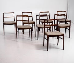 Set of 8 Chairs in Rosewood by Arne Vodder, Model 430