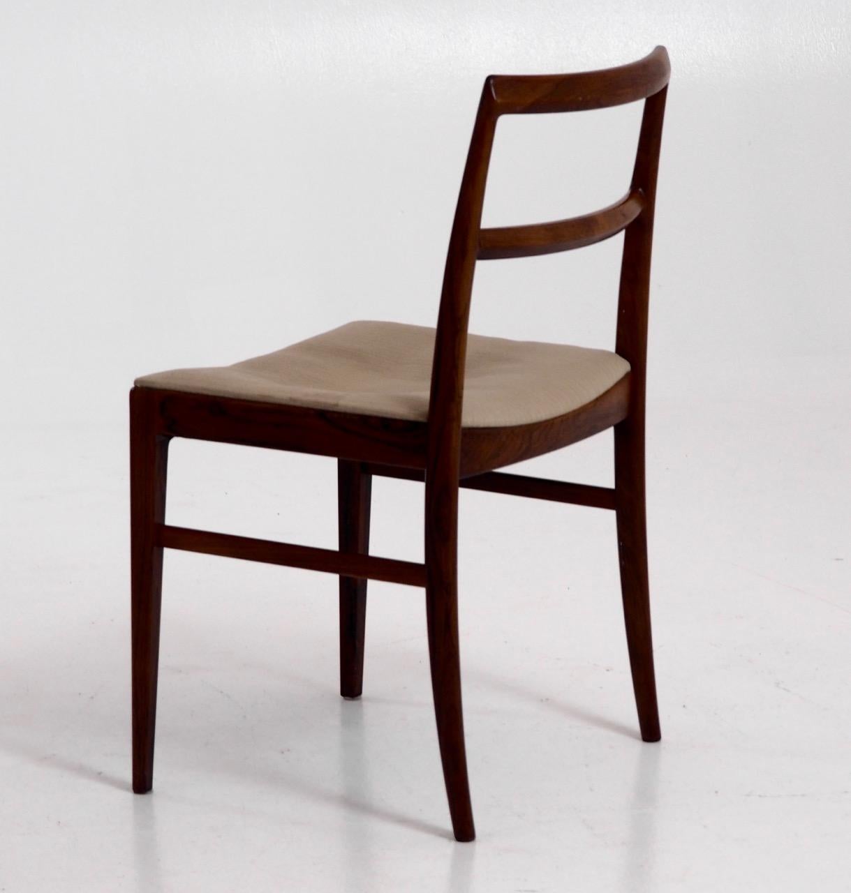 Set of 8 Chairs in Rosewood by Arne Vodder, Model 430 In Good Condition In Aalsgaarde, DK