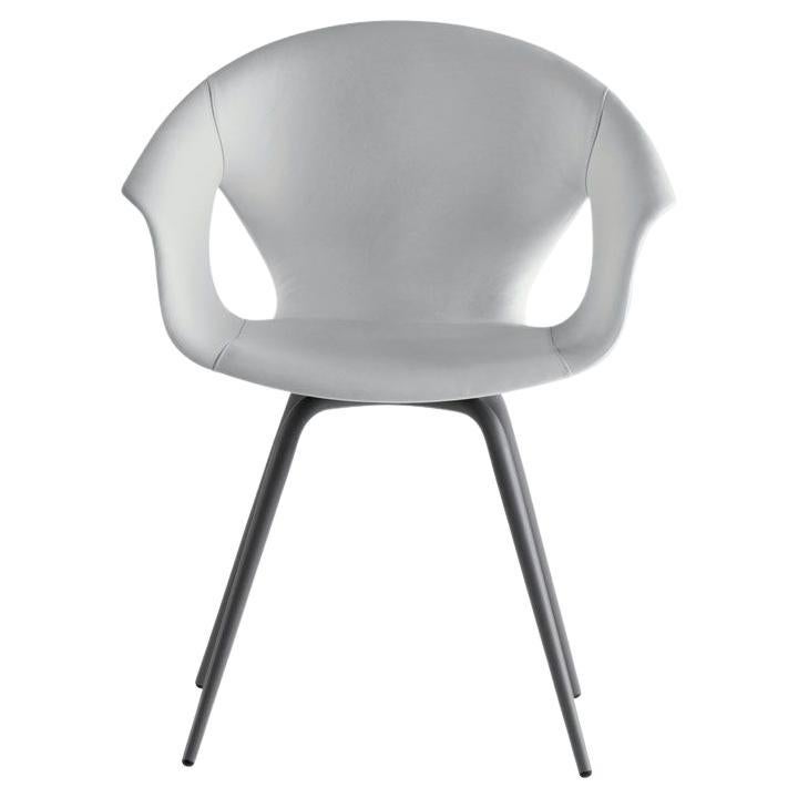 Set of 8 Chairs Model 
Ginger Ale
 by Designer R. Lazzeroni for Poltrona Frau