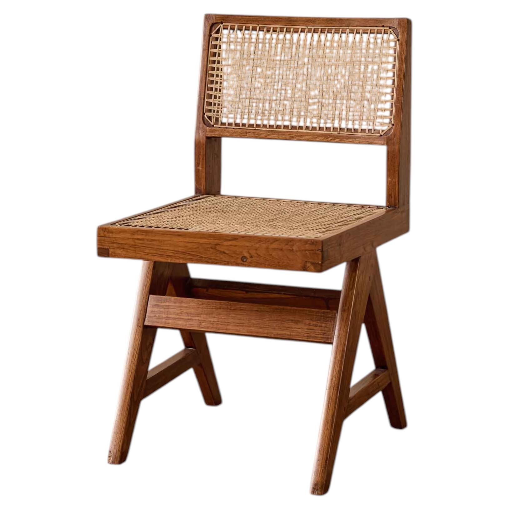 Set of 8 Chandigarh "V" Leg Chair (Armless) by Pierre Jeanneret - Collectables
