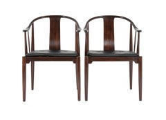 Ensemble de 4 chaises chinoises pour Fritz Hansen par Hans Wegner