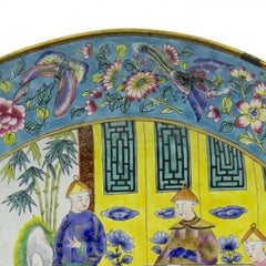 Set di 8 piatti cinesi smaltati