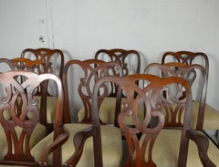 Set of 8 Chippendale Chairs
