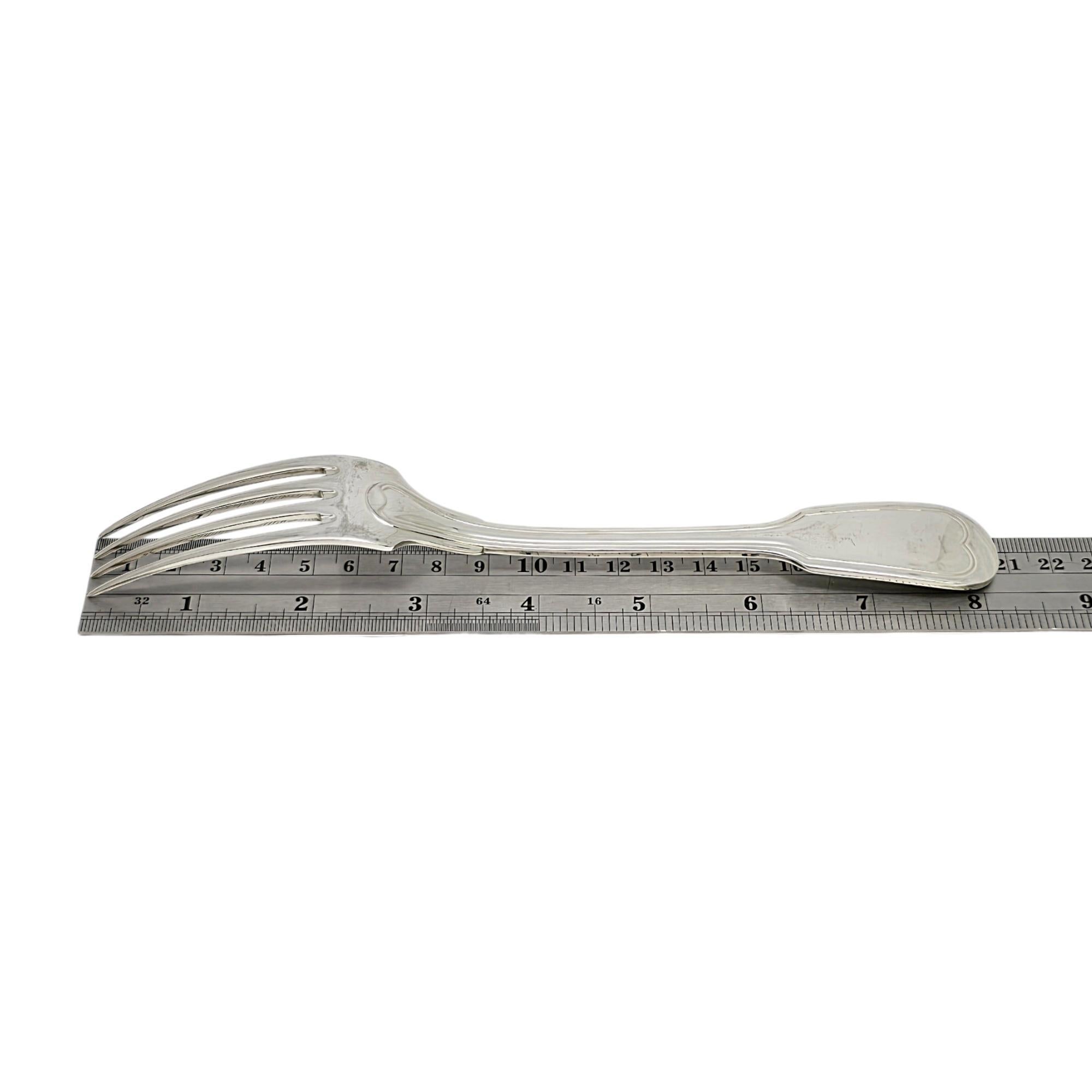Set di 8 forchette Christofle in argento sterling Chinon da 8 1/8