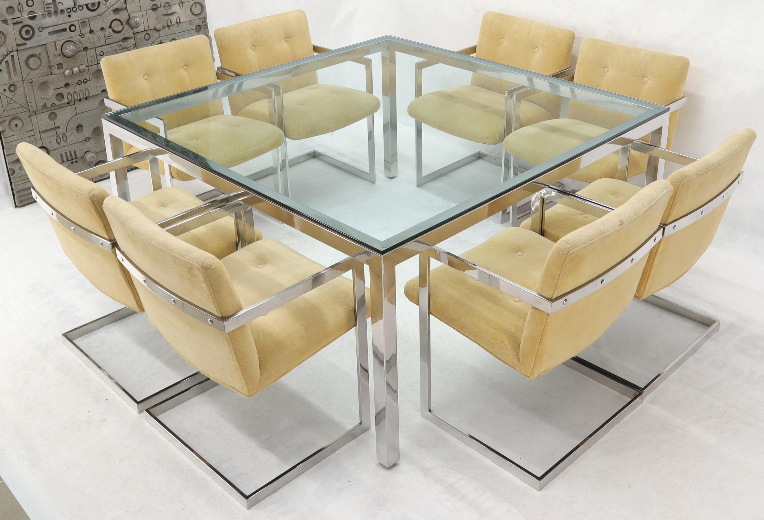 milo baughman dining set