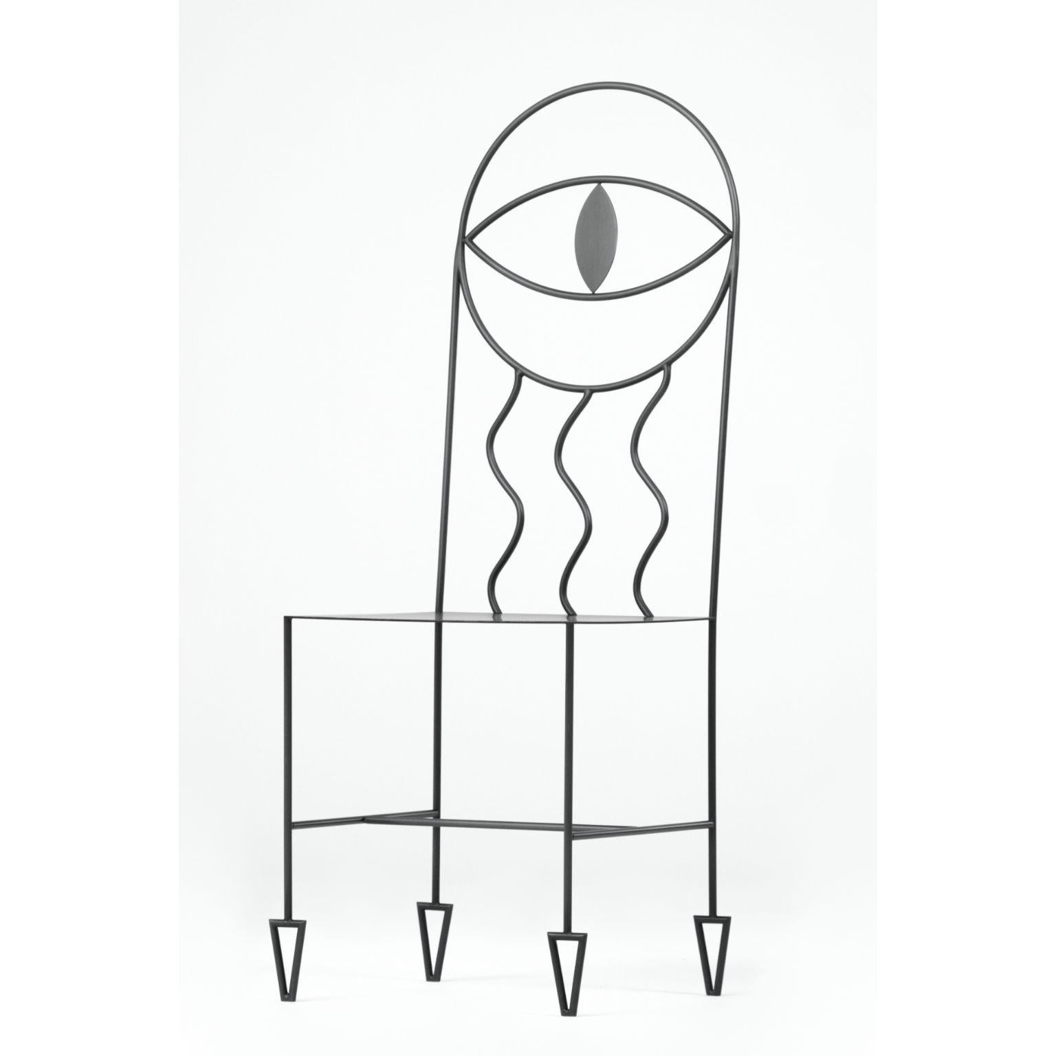Satz von 8 Collezione Surrealista-Stühlen mit Kissen von Qvinto Studio im Angebot 9
