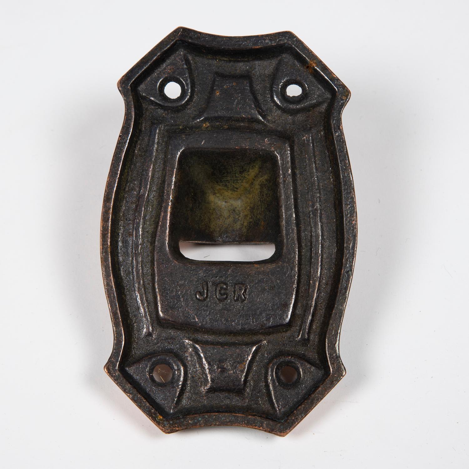 Ensemble de 8 poignées en fer cuivré, français, datant d'environ 1900 en vente 1
