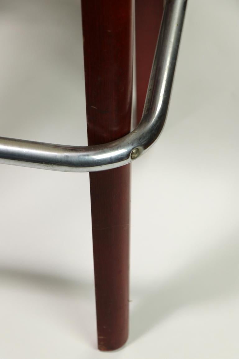 Set of 8 Counter Bar Stools by Chairmaster 4