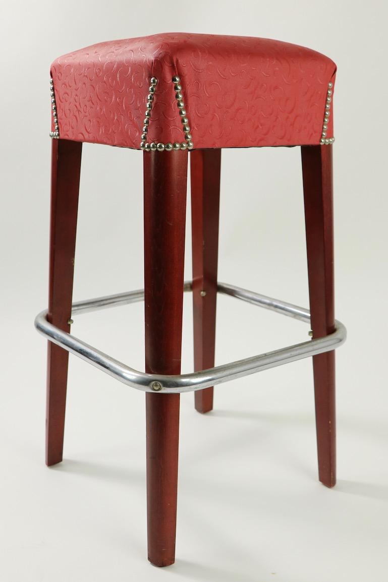 American Set of 8 Counter Bar Stools by Chairmaster