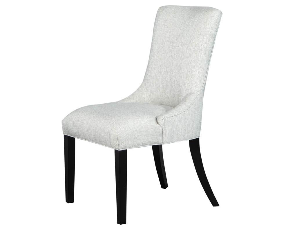 custom modern fabric dining chairs