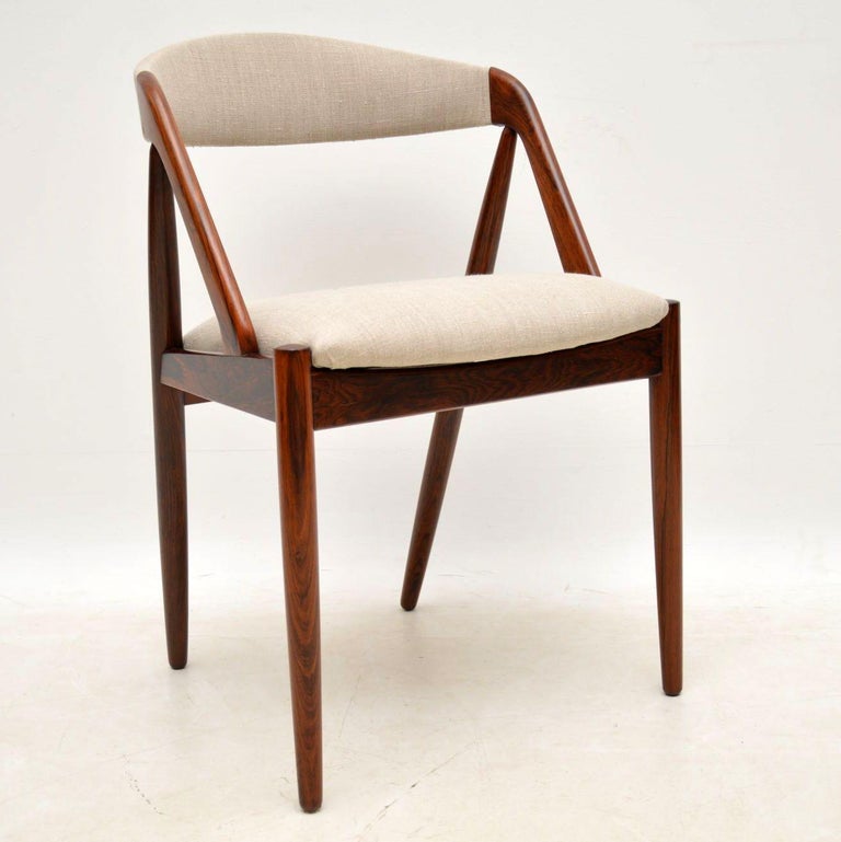Set of 8 Danish Dining Chairs by Kai Kristiansen at 1stDibs