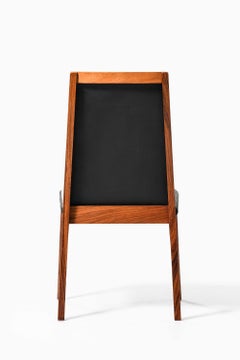 Set of 8 Danish Dining Chairs in Rosewood and Leather, 1960s