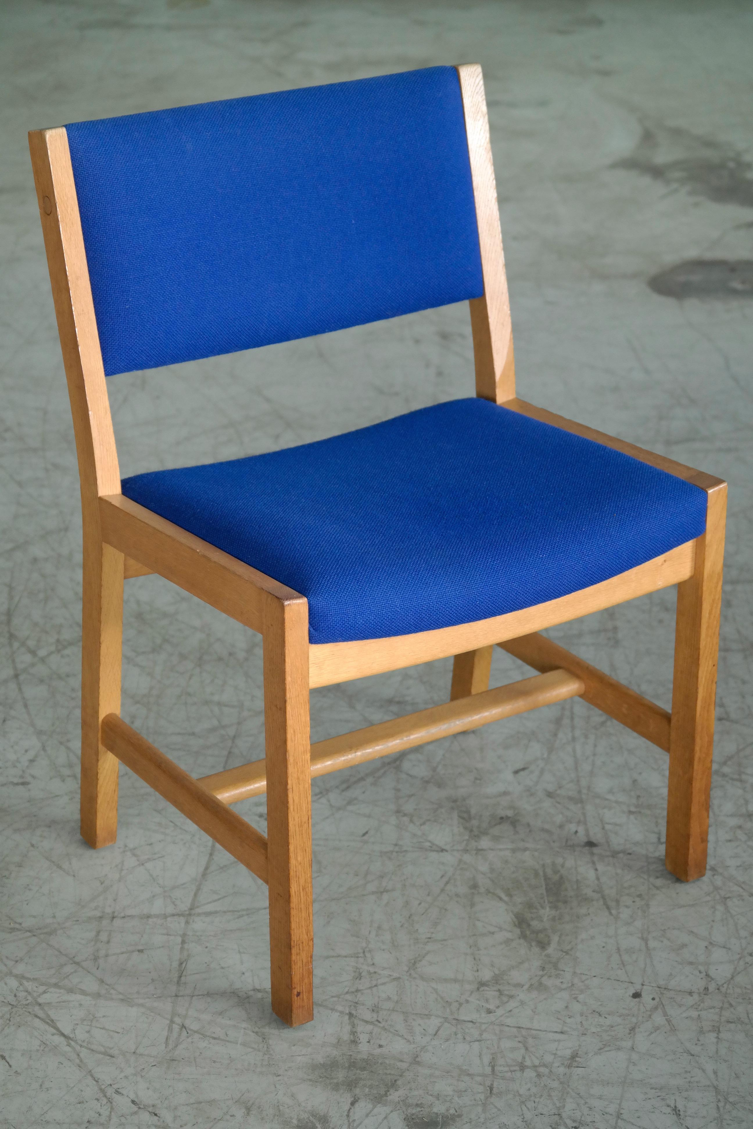 Set of 8 Danish Hans Wegner Oak Dining Chairs for GETAMA 2