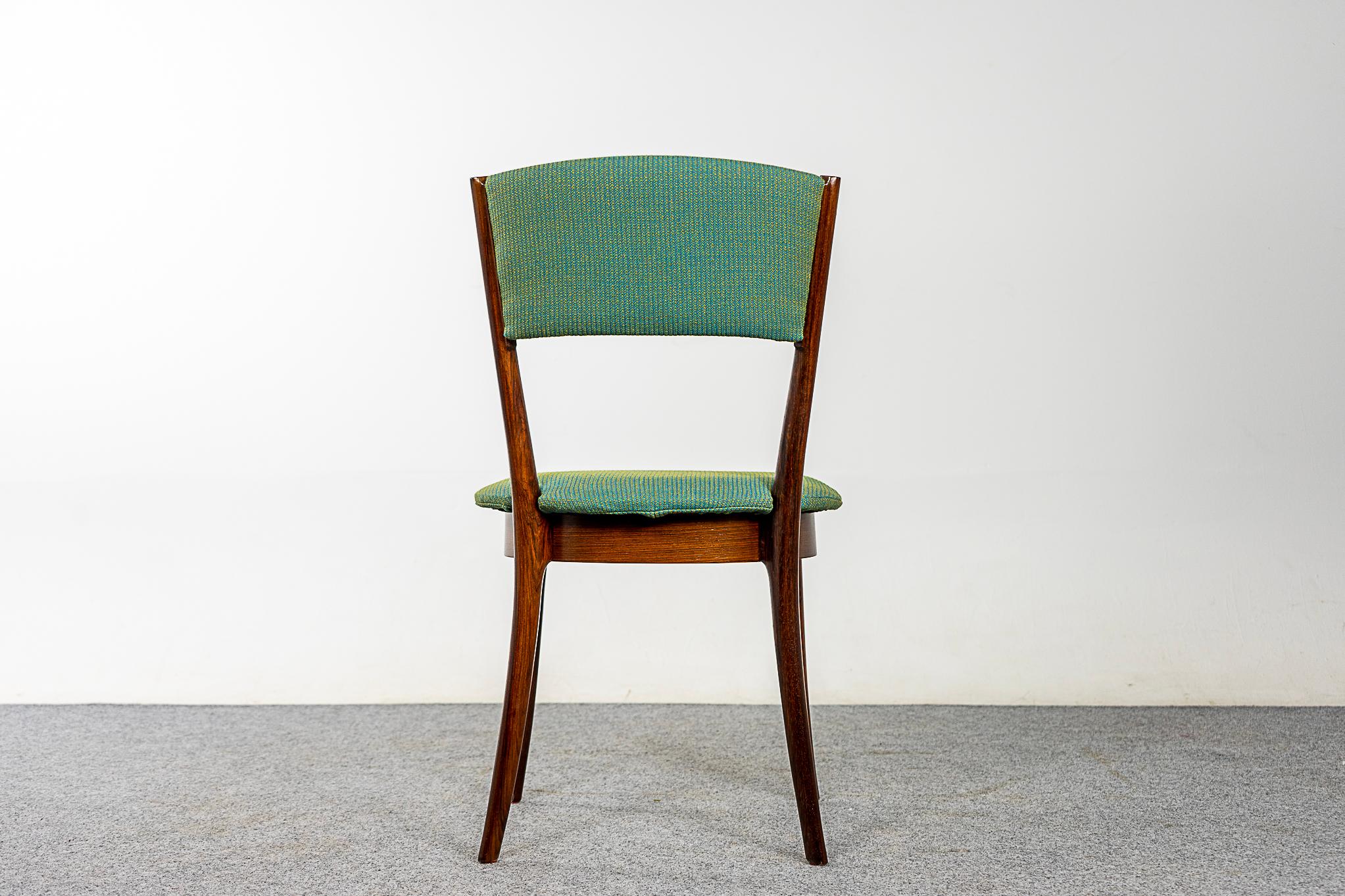 Set of 8 Danish Mid-Century Modern Rosewood Dining Chairs For Sale 3