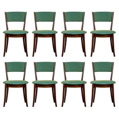 Ensemble de 8 chaises de salle à manger danoises en palissandre modernes du milieu du siècle