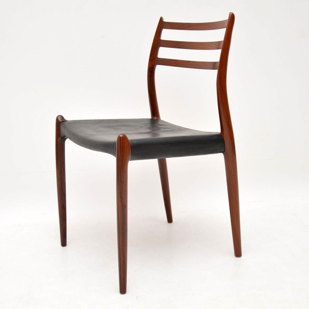 Set of 8 Danish Model 78 Dining Chairs by Niels Moller 6