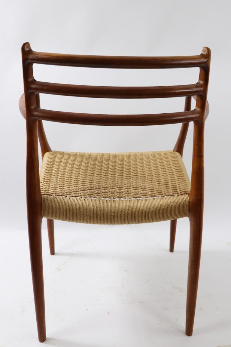 Set of 8 Danish Modern Dining Chairs by Neils O. Moller for Jl. Moller 1