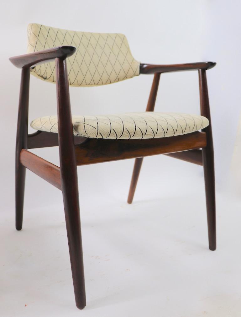 Set of 8 Danish Modern Dining Chairs in Rosewood by Grete Jalk For Sale 7