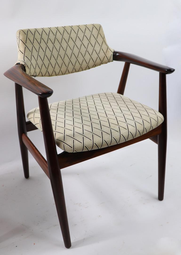 Set of 8 Danish Modern Dining Chairs in Rosewood by Grete Jalk For Sale 8