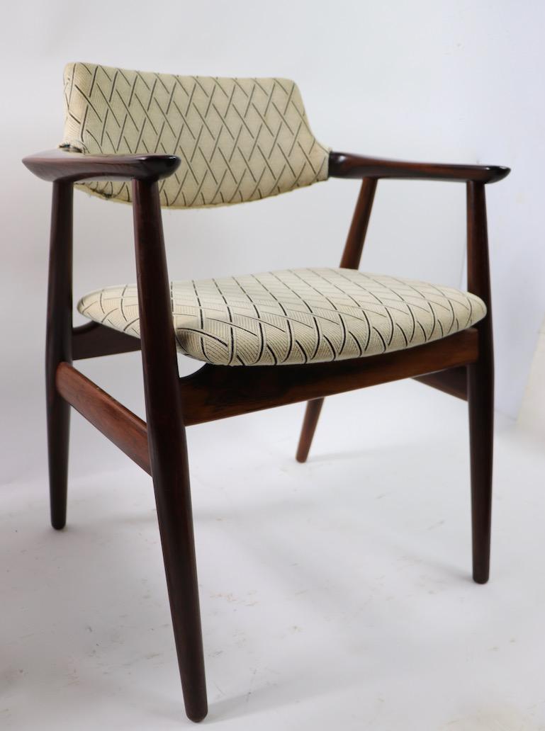 Set of 8 Danish Modern Dining Chairs in Rosewood by Grete Jalk For Sale 12