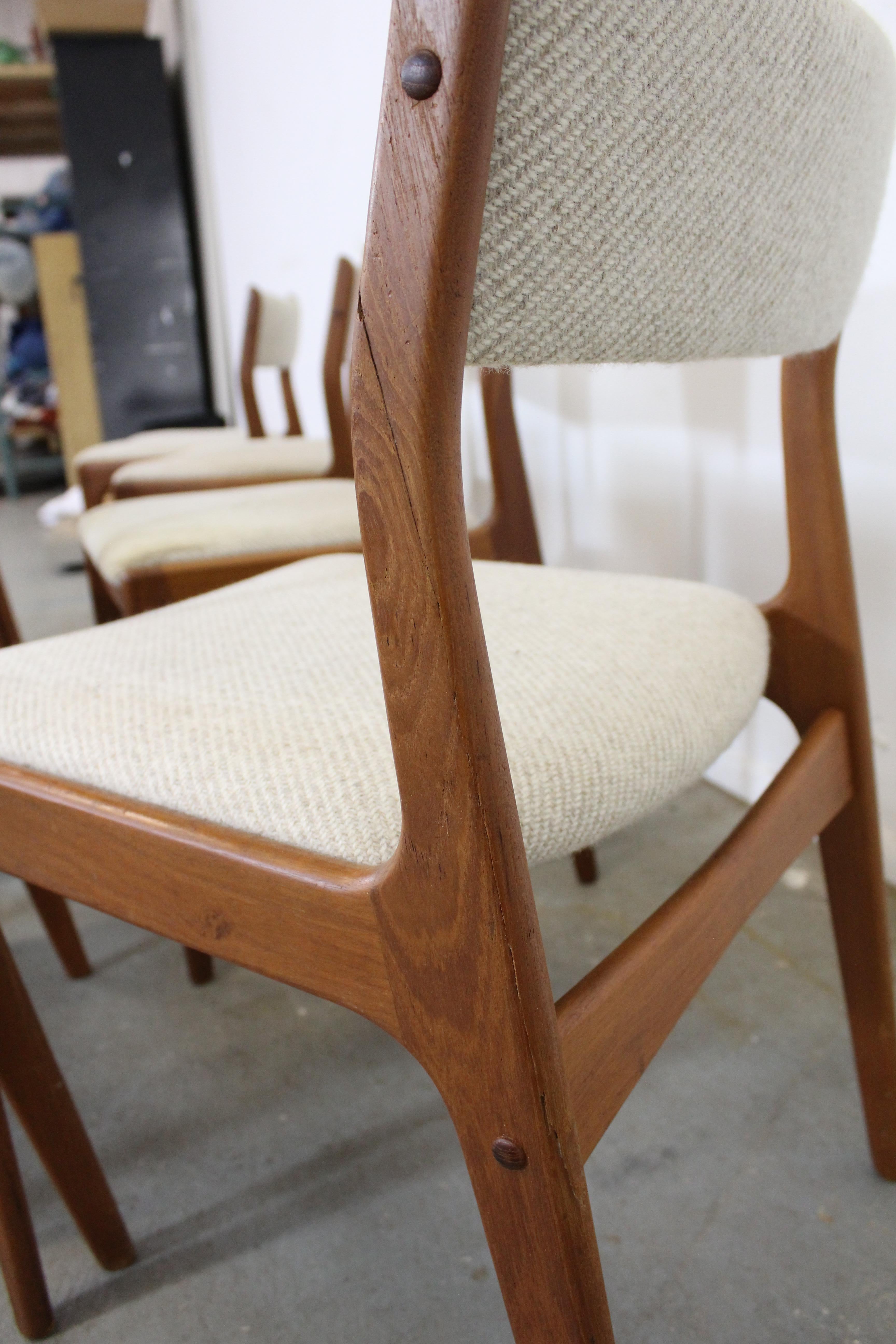 Set of 8 Danish Modern Johannes Andersen Uldum Mobelfrabrik Teak Dining Chairs 3