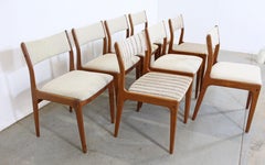 Set of 8 Danish Modern Johannes Andersen Uldum Mobelfrabrik Teak Dining Chairs