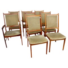 Set of 8 Danish Modern Spottrup Dining Chairs in Rosewood