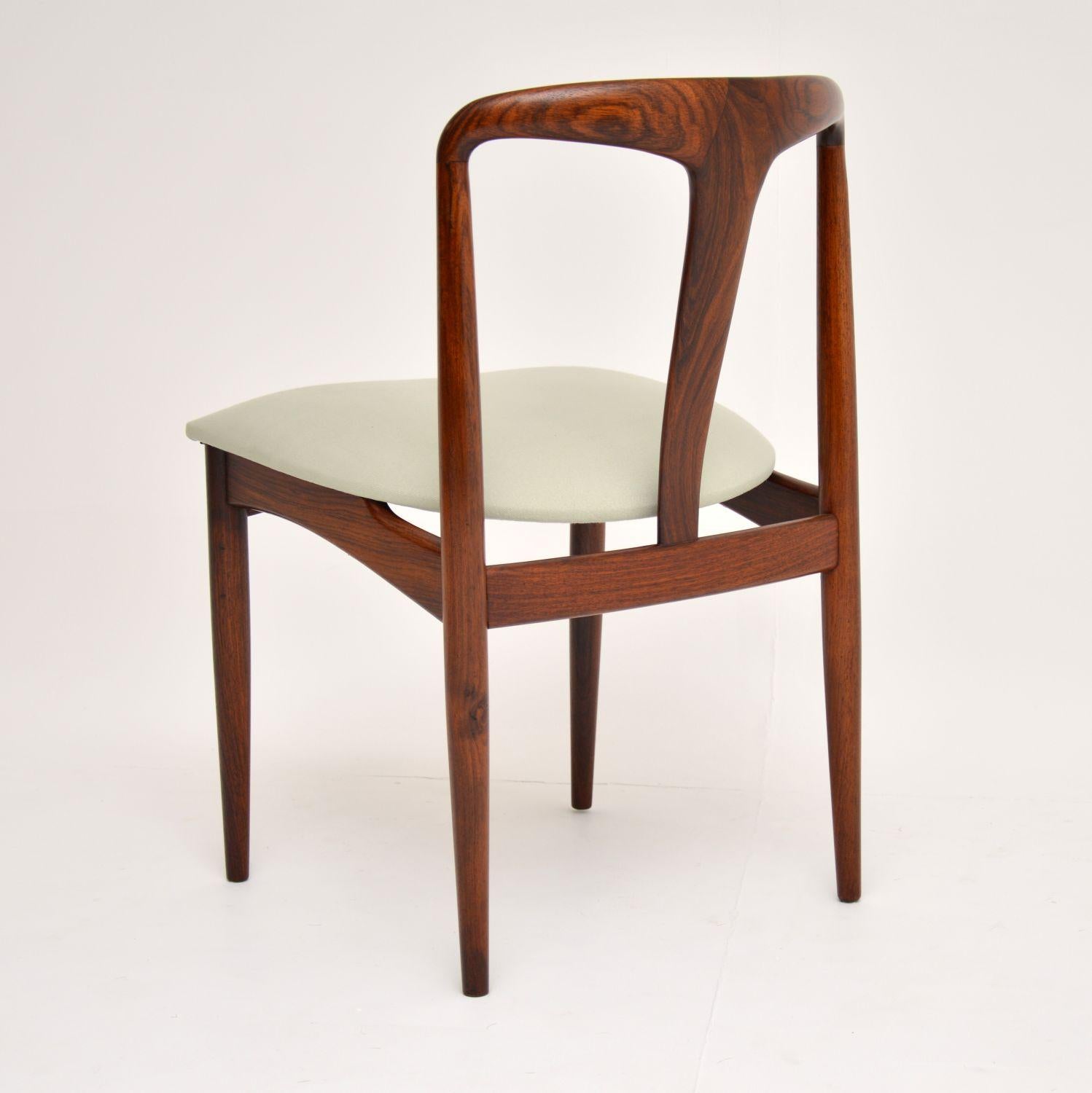 20th Century Set of 8 Danish Rosewood Julianne Dining Chairs by Johannes Andersen