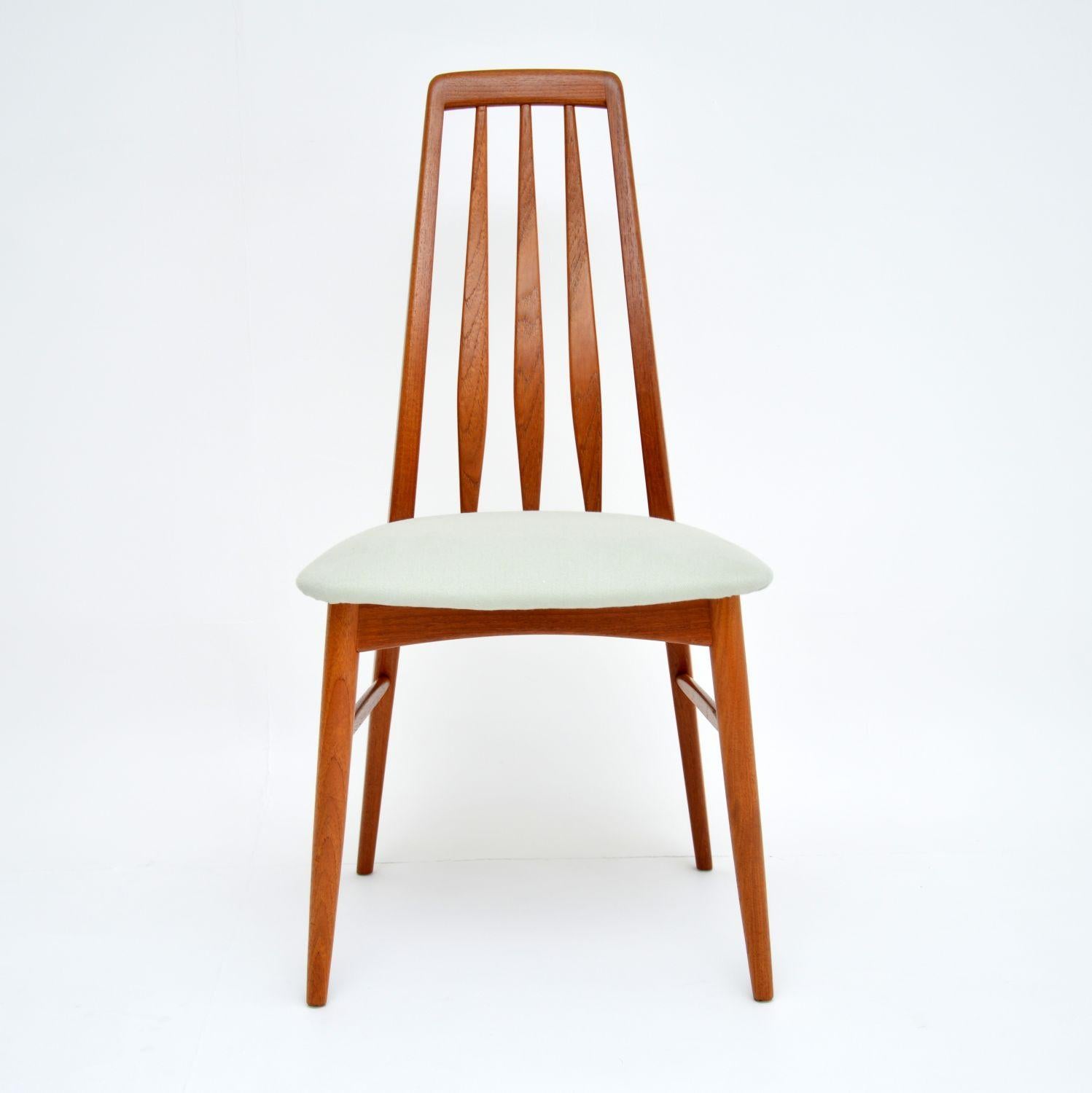 Mid-Century Modern Set of 8 Danish Teak Vintage Dining Chairs by Nil Kofoed