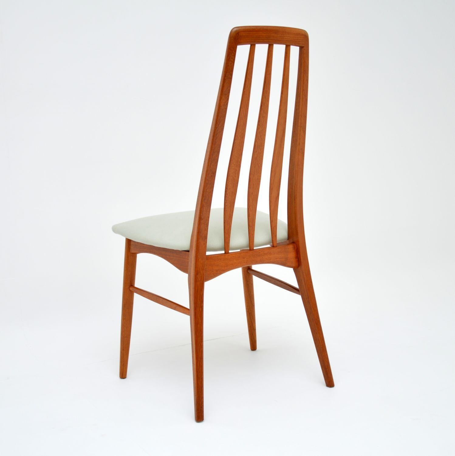 Set of 8 Danish Teak Vintage Dining Chairs by Nil Kofoed In Good Condition In London, GB