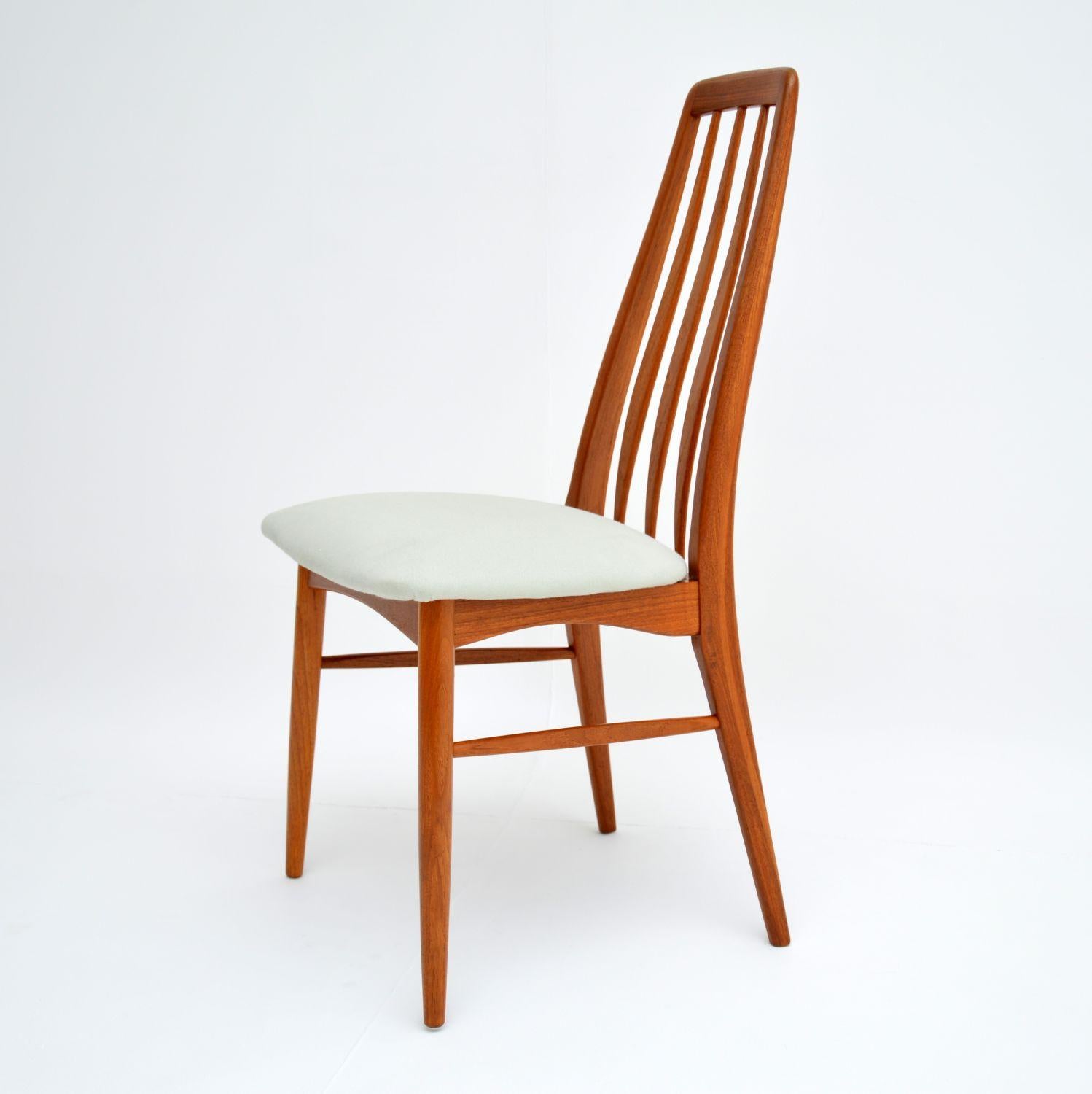 20th Century Set of 8 Danish Teak Vintage Dining Chairs by Nil Kofoed
