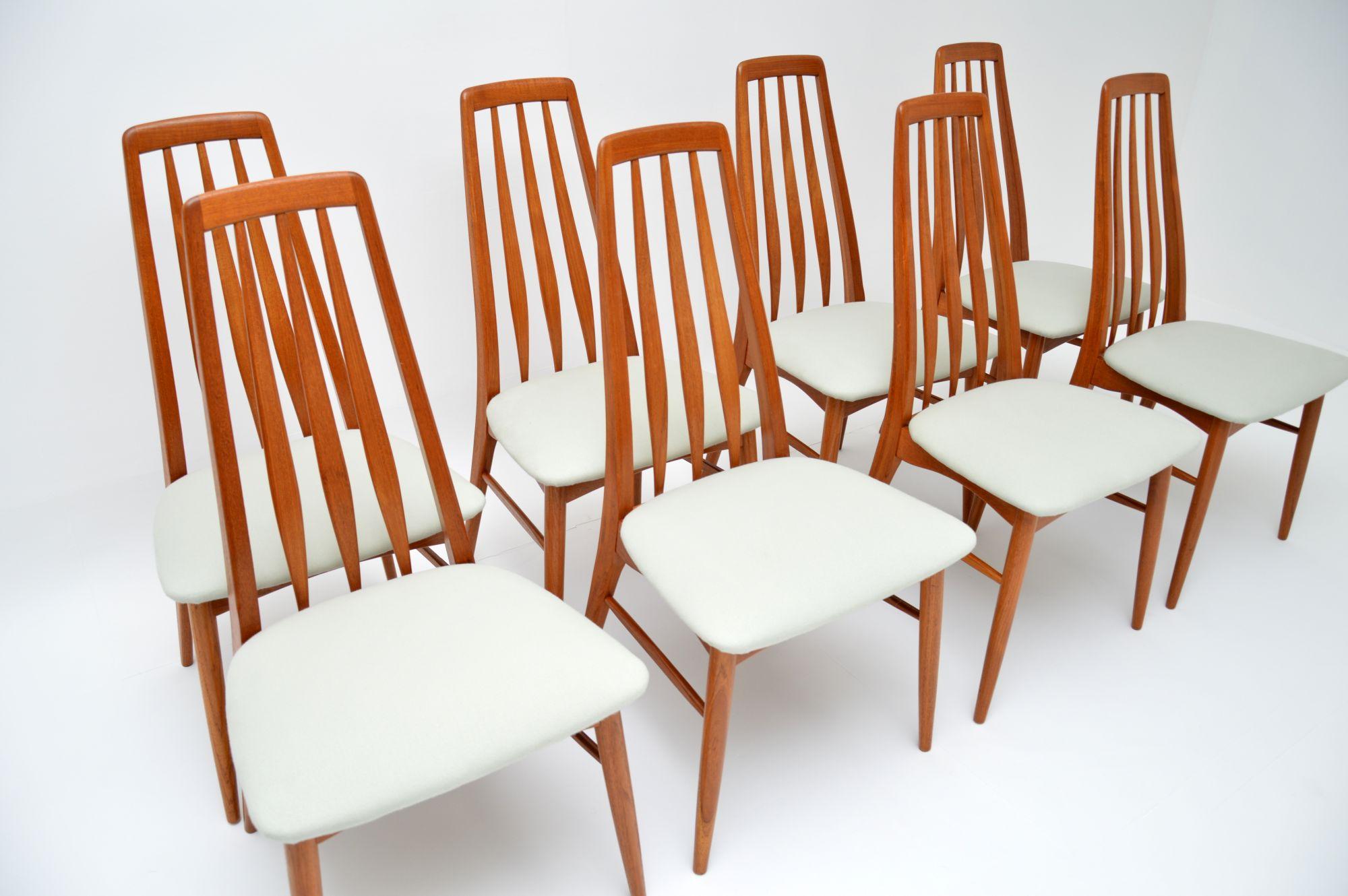 Set of 8 Danish Teak Vintage Dining Chairs by Nil Kofoed 1