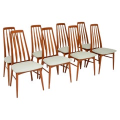 Set of 8 Danish Teak Vintage Dining Chairs by Nil Kofoed