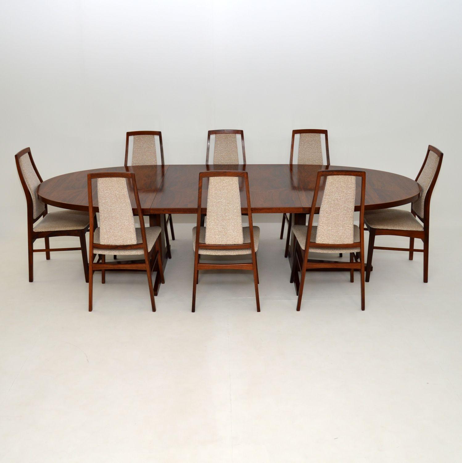 Set of 8 Danish Vintage Dining Chairs 6