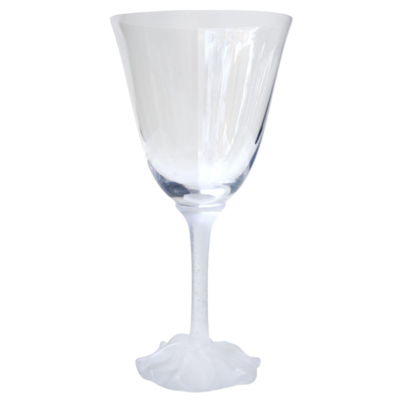 Set di 8 bicchieri Daum "Bouton Rose