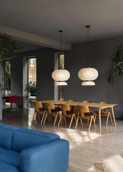 Ensemble de 8 chaises d'appoint Daystak en hêtre, par Robin Day pour &Tradition