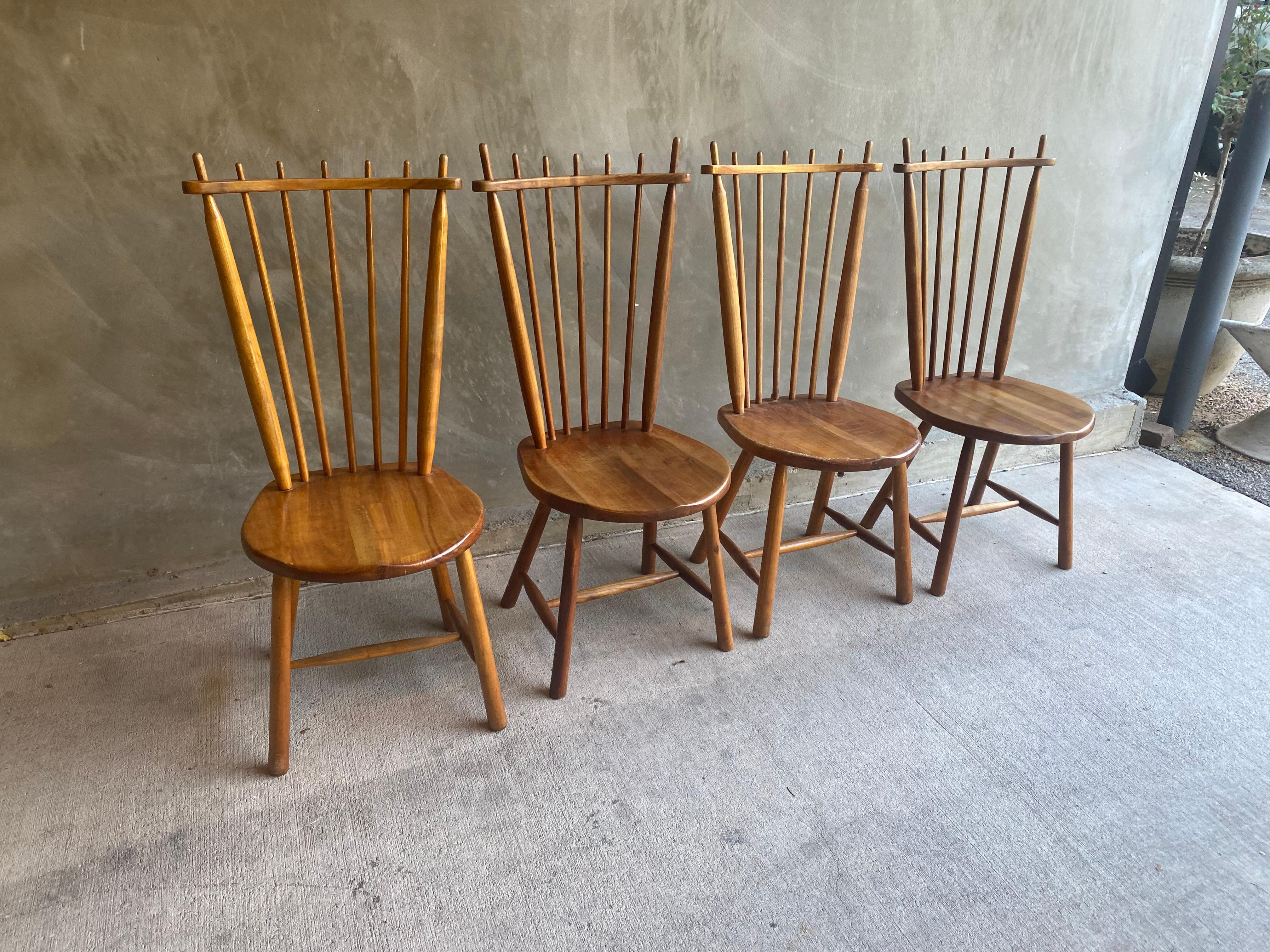 Set of 8 De Ster Gelderland Windsor Dining Chairs, NL, 1960's 6