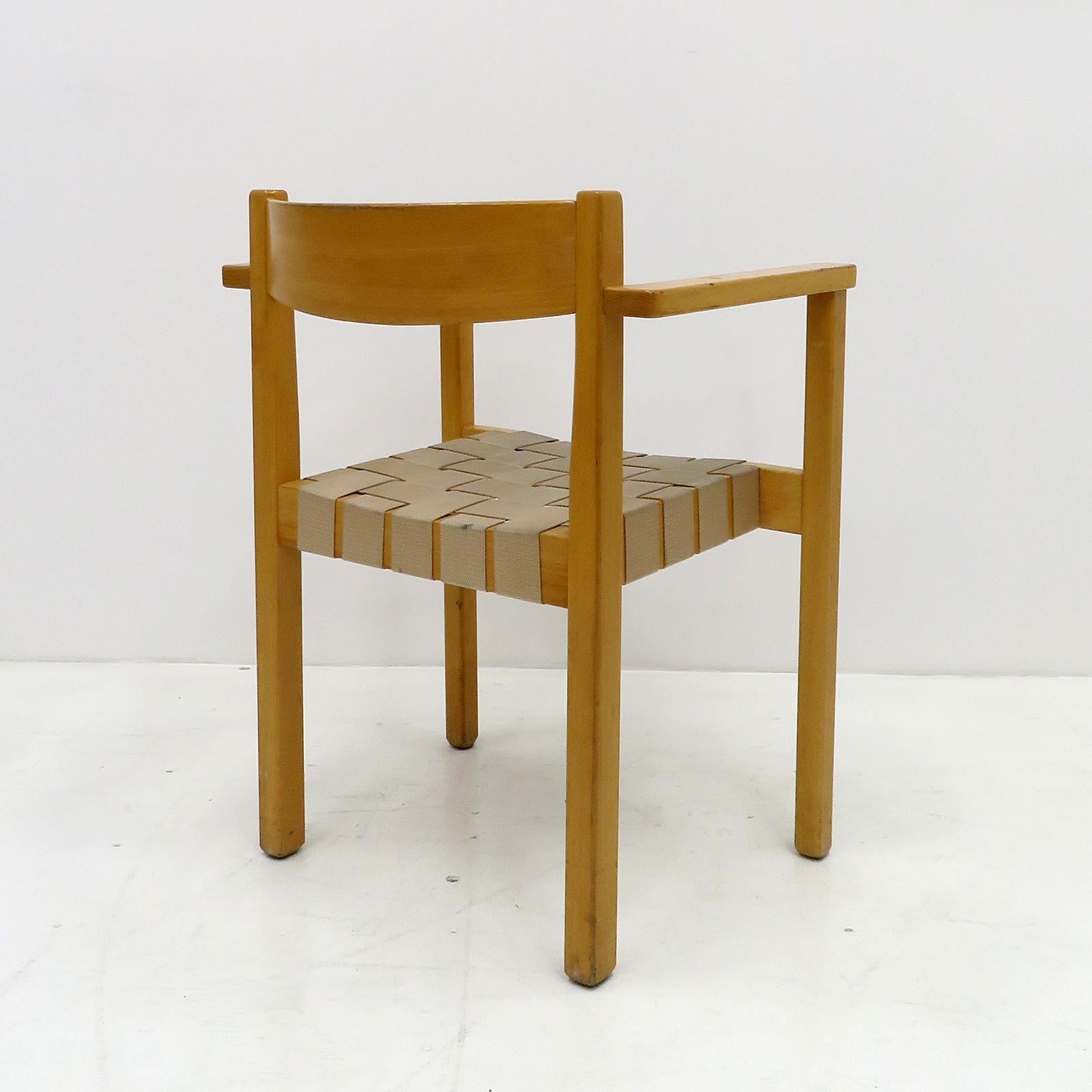 Late 20th Century Set of 8 Dining Chairs by Axel Larsson for Balzar Beskow, 1970 For Sale