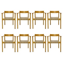 Set of 8 Dining Chairs by Axel Larsson for Balzar Beskow, 1970