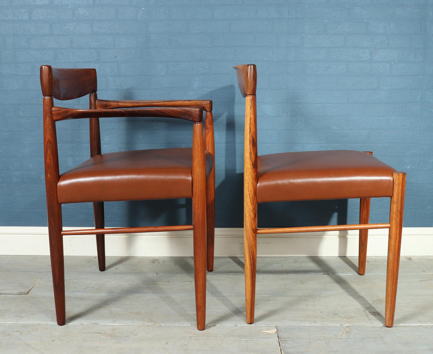 Mid-20th Century Set of 8 Dining Chairs by Bramin