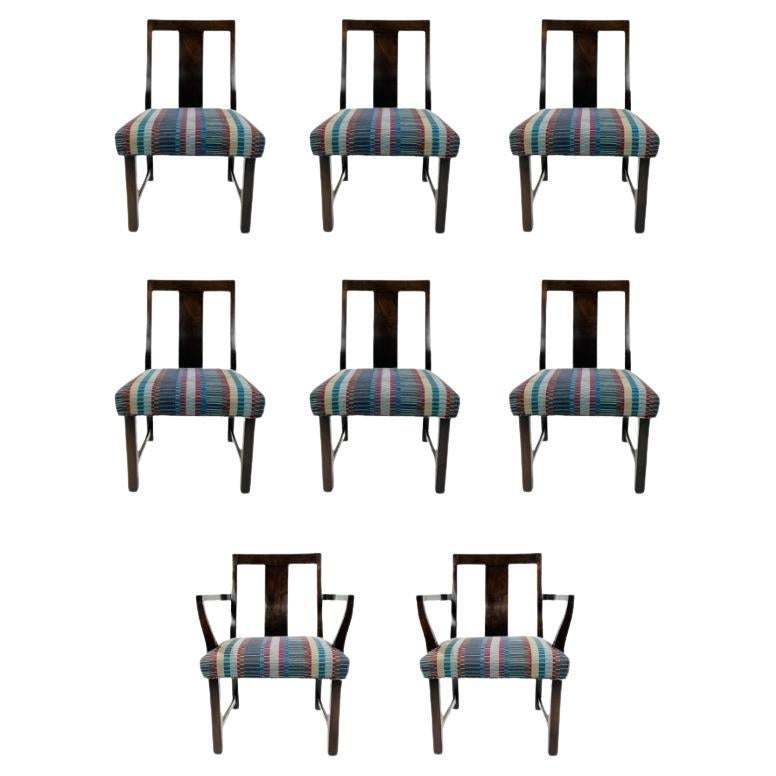 Set of 8 Dining Chairs by Edward Wormley for Dunbar