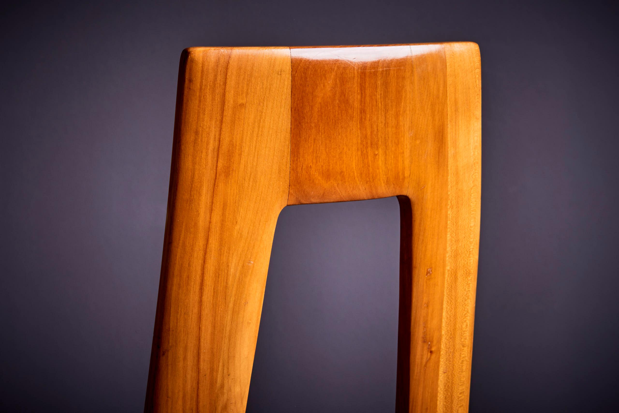 Ensemble de 8 chaises de salle à manger Ernst-Martin Dettinger en cerisier en vente 2