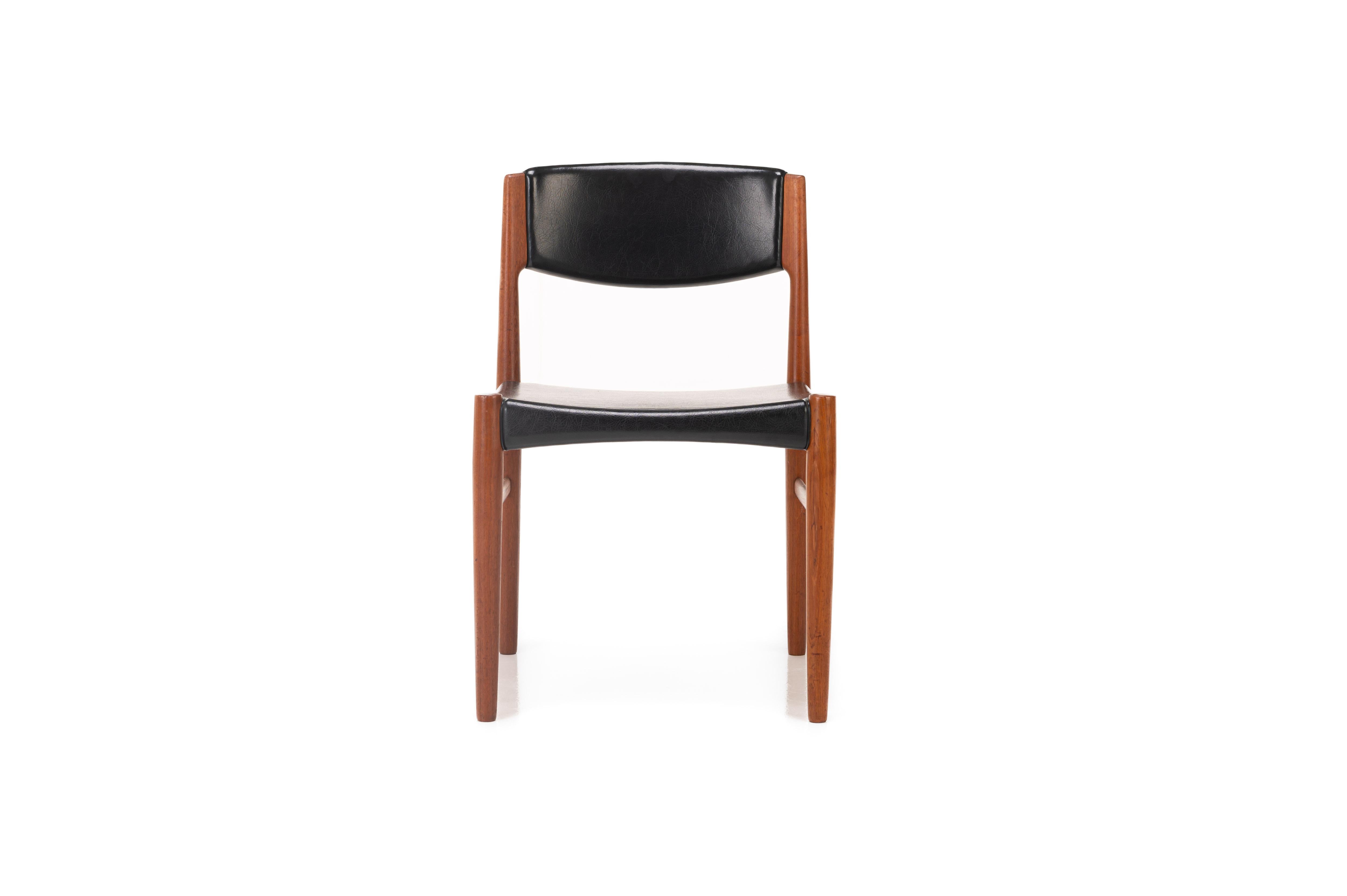 Set of 8 Dining Chairs by Grete Jalk for Glostrup Møbelfabrik, Denmark, 1960s 2