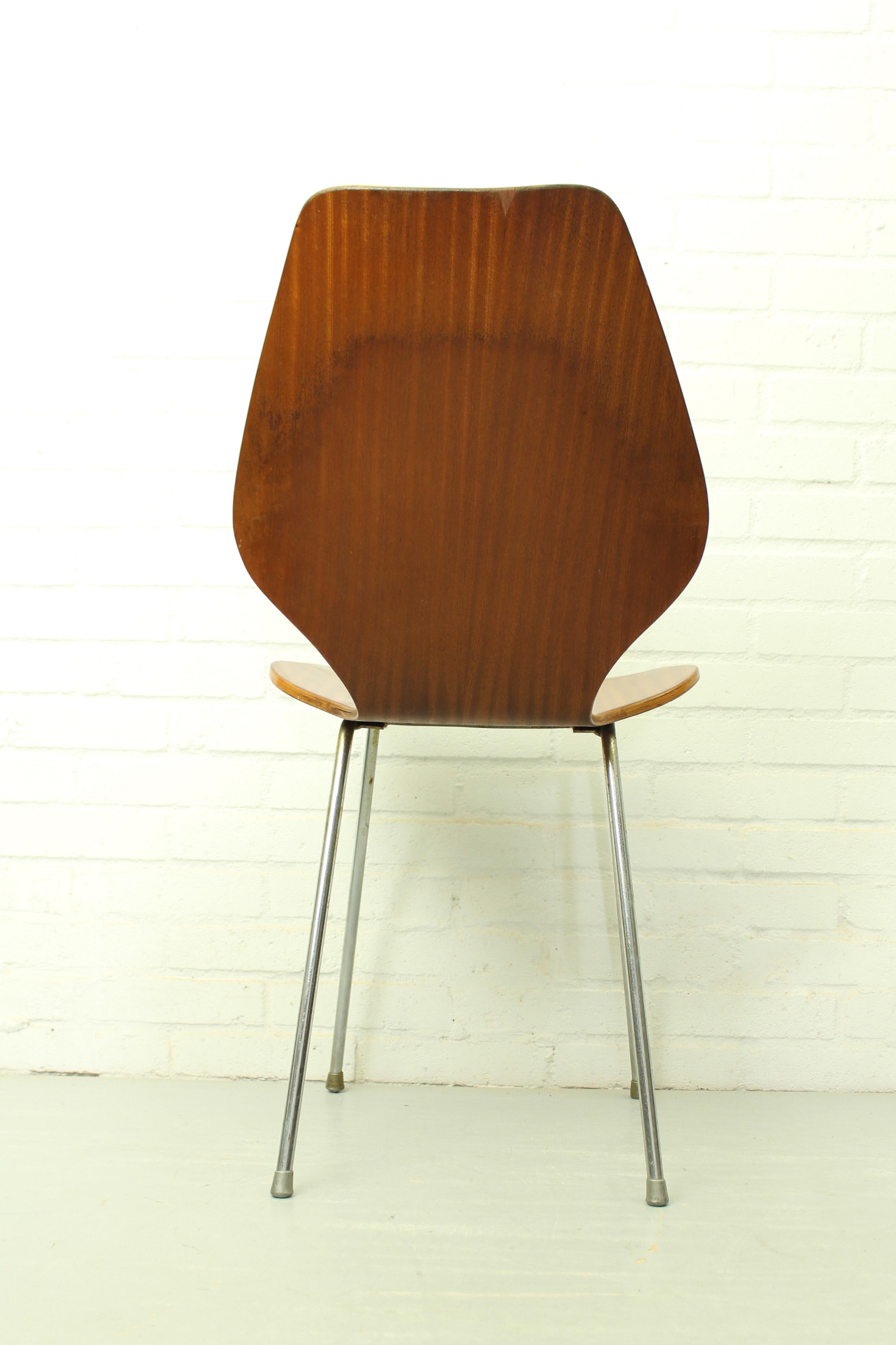 Set of 8 Dining Chairs by Herbert Hirche, Jofy Stalmobler, Denmark, 1950s 12