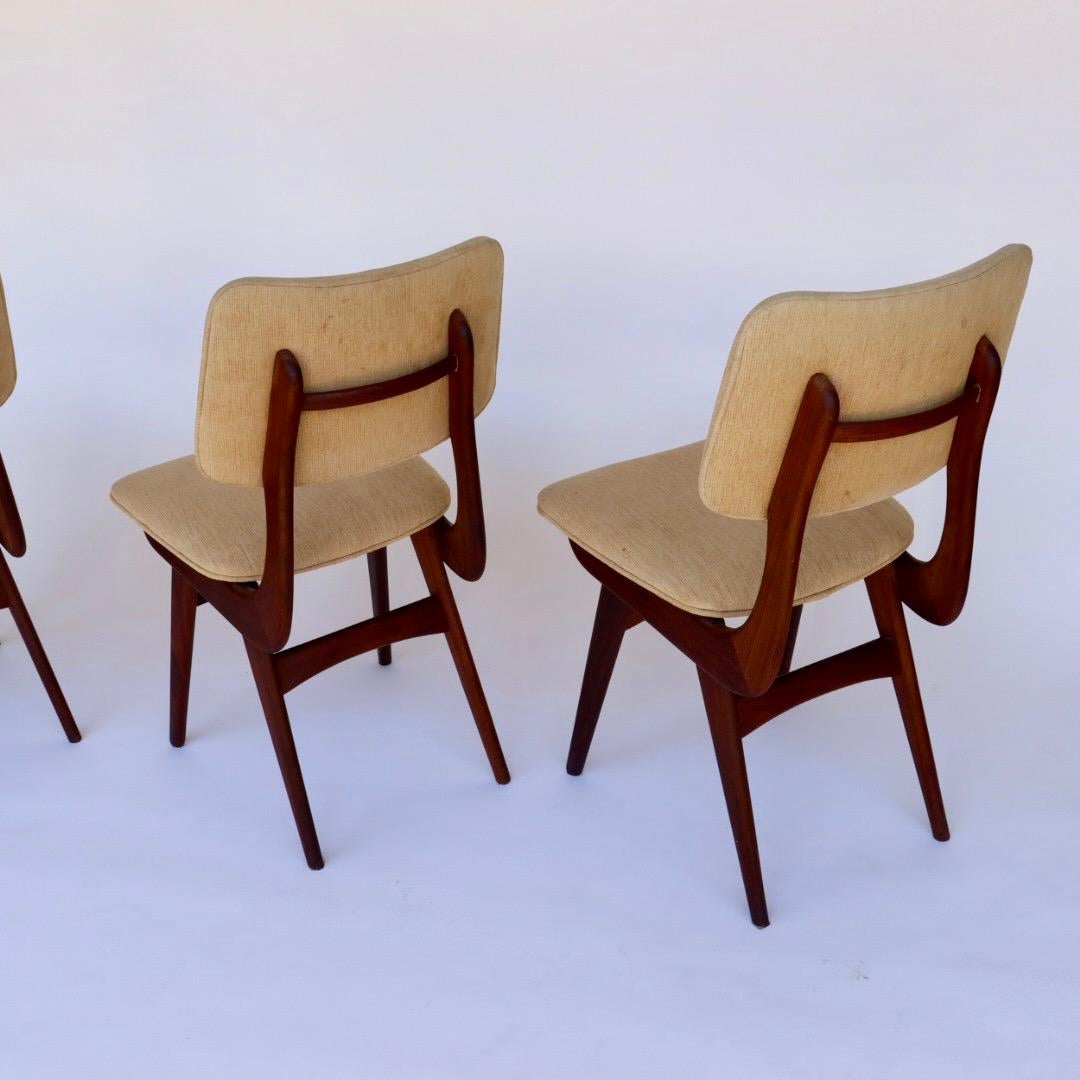 Set of 8 Dining Chairs by Louis van Teeffelen for Wébé, The Netherlands 8